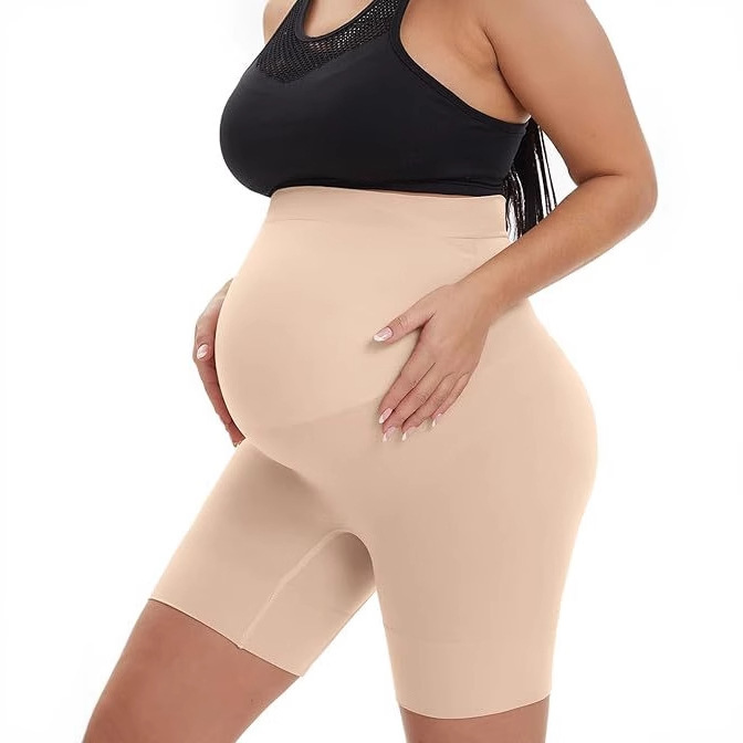 Amazon Cross-Border European and American Pregnant Women Summer Yoga Shorts Sports Safety Shorts Kz588958