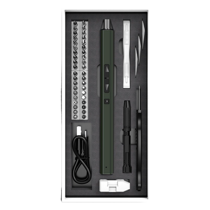 Suministro directo de fábrica mini destornillador eléctrico de precisión traje recargable gran par conjunto completo de herramientas eléctricas por lotes