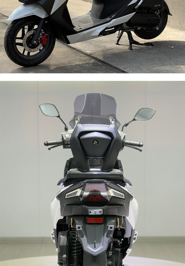 Suitable for Wuyang Honda NWX125 modified rear backrest nwx125 aluminum alloy backrest tailstock upgrade thickened material