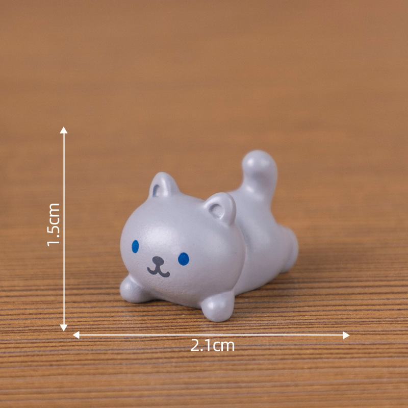 微景观创意可爱猫爬架小猫公仔娃娃屋 DIY装饰配件迷你桌面小摆件|undefined