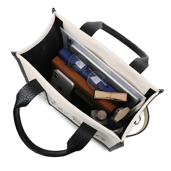 polyurethane trend handheld fashionable capacious one-shoulder bag