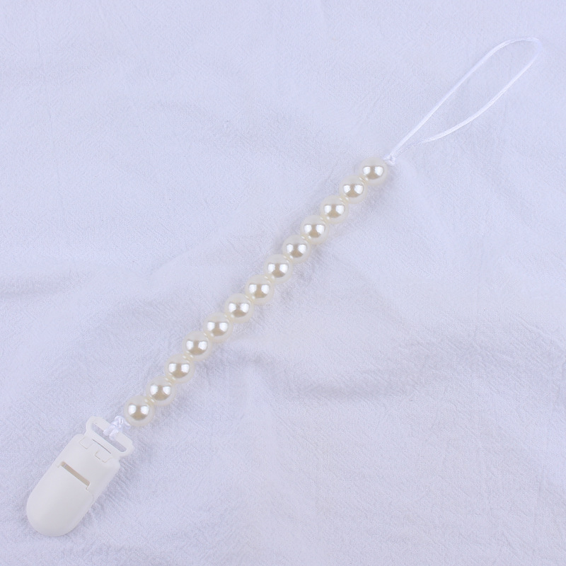 Suministros para bebés de color clip de plástico pacificar bebé DIY perla chupete cadena anti-gota cadena nuevo AliExpress