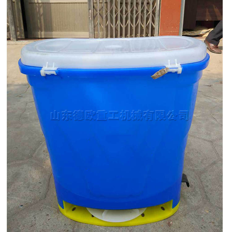 家用背负式小型撒肥机 电动施肥播种一体机 鱼塘养鱼饲料撒播机