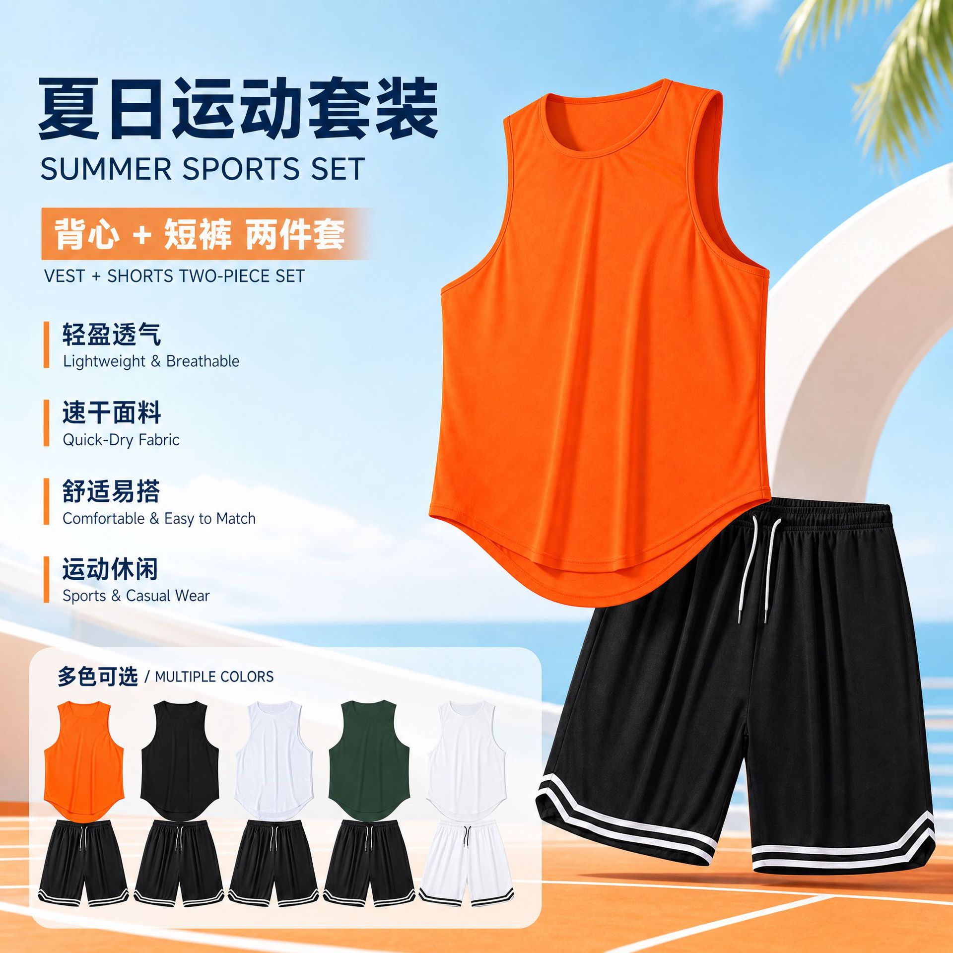 Summer breathable set