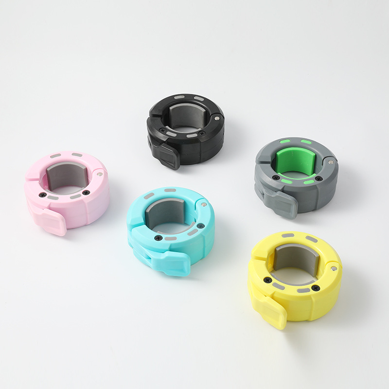 Ttcz Nylon Magnetic Barbell Clamp Barbell Piece Fixing Equipment Professional Fast Barbell Buckle Olympic Bar Large Circlip