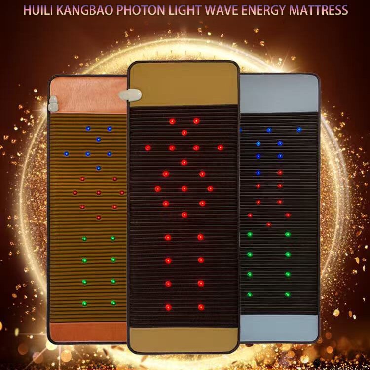 Three-Color Photon Light Wave Heating Mattress Beauty Salon Steaming Hall Same Style Negative Ion Ball Heating Pad Single Mattress