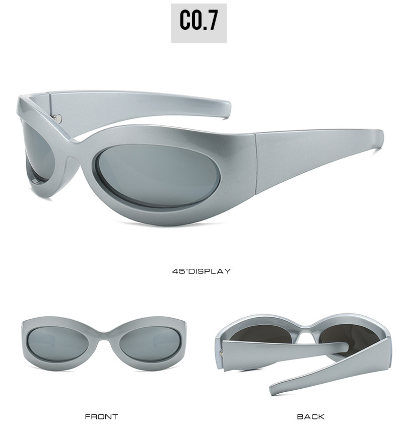 Nuovi occhiali da sole sportivi Y2K Spice Girl Macaron Occhiali anti UV personalizzati all'avanguardia_voghion.com