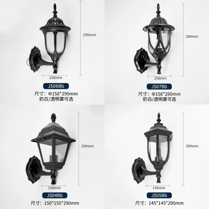 Наружный настенный светильник, светодиодный водонепроницаемый уличный настенный светильник, европейский уличный больничный ретро настенный светильник, светодиодный светильник для входа в коридор дома