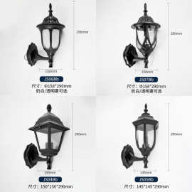 户外壁灯led防水室外壁灯欧式户外别院复古壁灯led别墅走廊入户灯