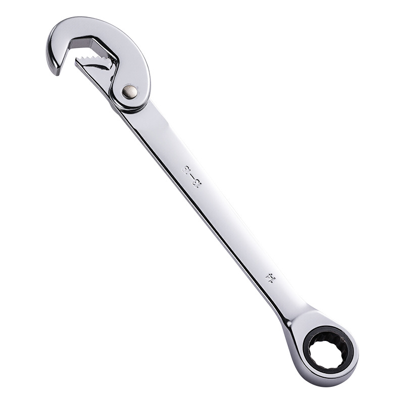 Niuxiang Llave de doble uso de trinquete que ahorra mano de obra de grado industrial Llave universal de doble uso de tubo pequeño multifuncional de alta dureza