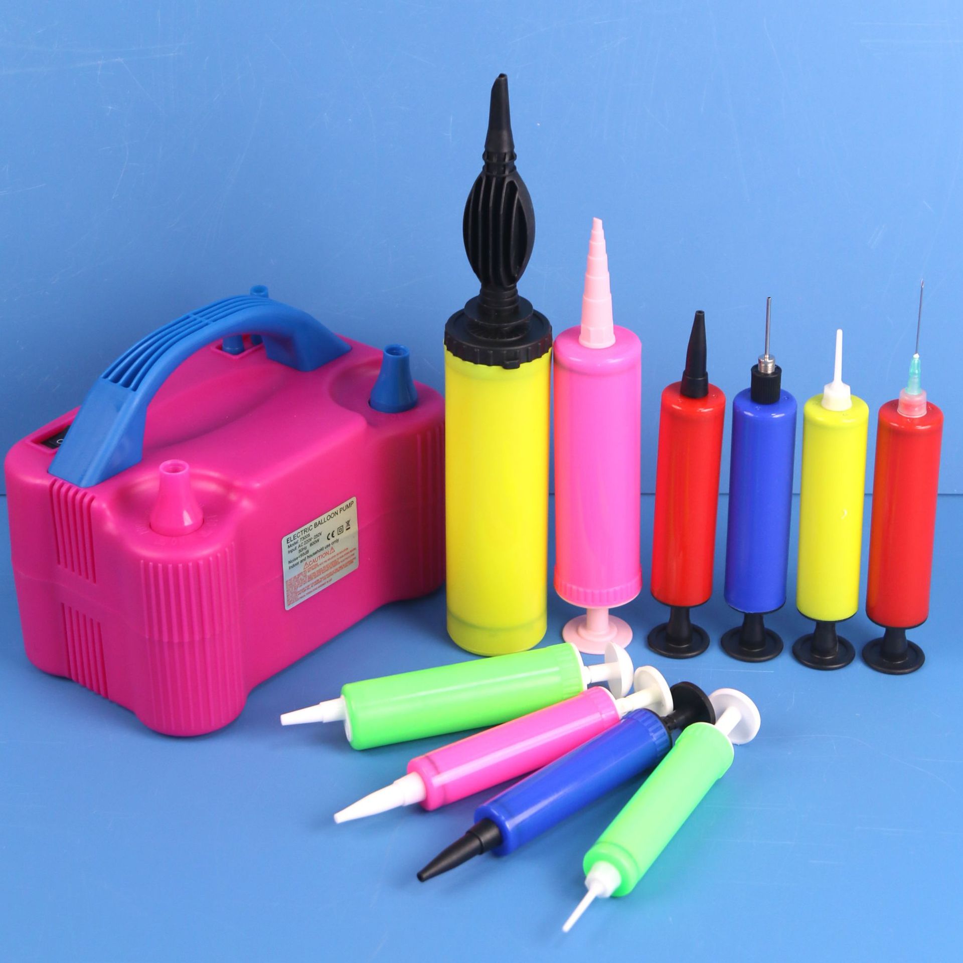 批发气球打气筒充气筒手推便携式气筒游泳池游泳圈打气筒泳圈气筒