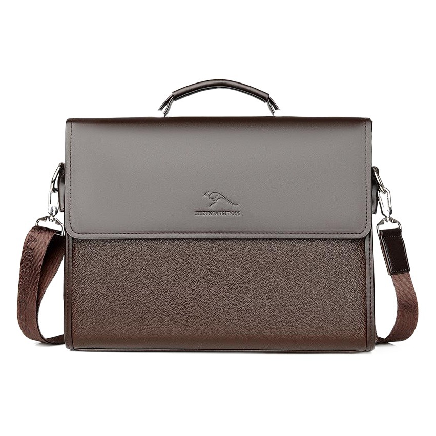 Cross-border source men's handbag business briefcase shoulder messenger bag backpack computer bag 1804 kangaroo
