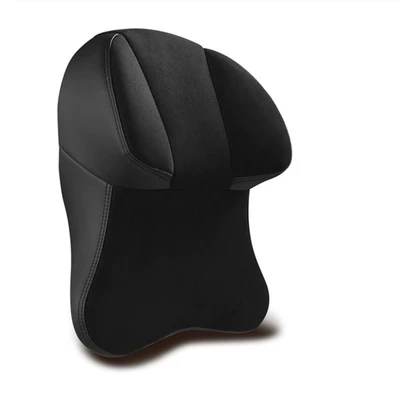 Taobao Hot-Selling Car Headrest, Aviation-Grade Car Seat Neck Pillow, Memory Foam Cushion, Interior Accessories (Headrest) - mysterious-black-q9-plush