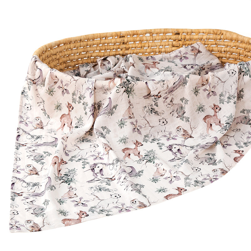 Bebé muslin gasa toalla de baño edredón toalla de verano toalla cuadrada bolsa de recién nacido manta de una sola cubierta manta abrazo tipo a