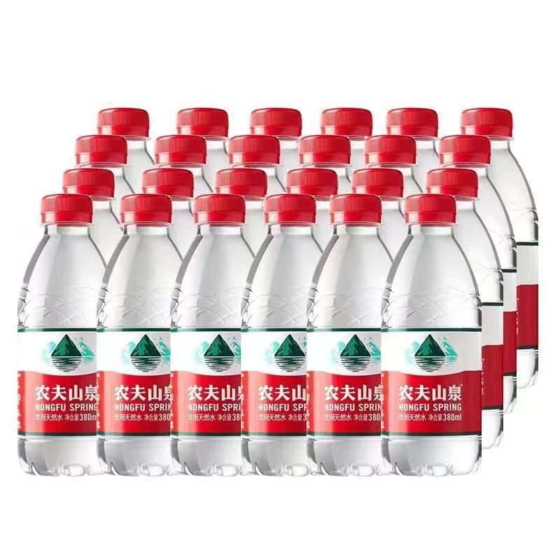 Nongfu Spring Drinking Water Mineral Water Small Bottle 380Ml/Bottle Nongfu Spring Drinking Water Mineral Water Small Bottle 380Ml/Bottle