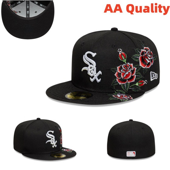 Sombreros de béisbol SOX completamente cerrados y no ajustables transfronterizos, a hombres y mujeres les gusta usar sombreros de ala plana de los Dodgers