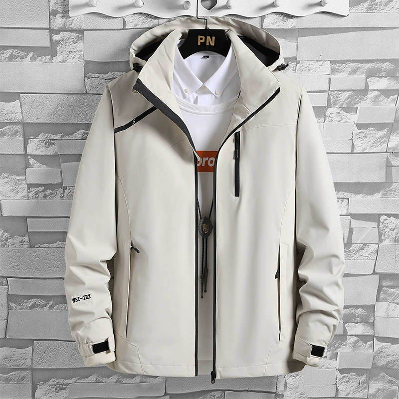 2024 весна и осень новый спортивный отдых ветрозащитный водонепроницаемый тонкий однослойный куртка для мужчин куртка