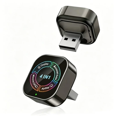 carplay module, screen mirroring – Other Car Video - gunmetal-colored-plastic-overseas-version-four-in-one