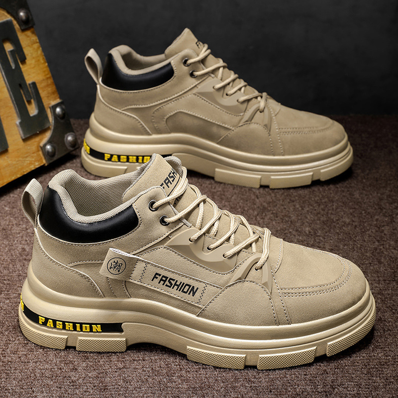 Martin botas nuevos zapatos de hombre de otoño deportes de ocio trabajo de trabajo de trabajo baja ropa de desgaste zapatos de protección laboral