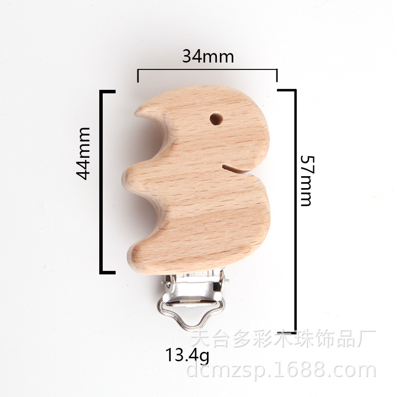 8610 Elephant's pacifier mouth clip