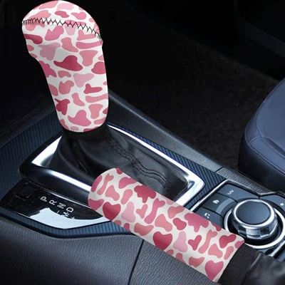 Car Decoration Accessories Protective Cover, Sürətlər qutusu və əl tormozu başlıqları - two-piece-set-ysfj0440a1d7-1