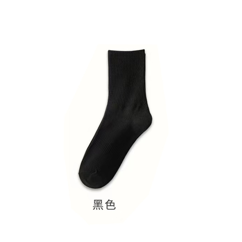 諸暨ソックス メンズ秋冬厚手スポーツミッドカーフソックス 抗菌防臭吸汗純綿ソックス レディースロングソックス卸売|undefined