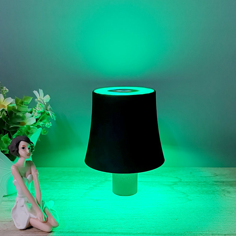 작은 허리 와인 병 램프-RGB-알루미늄 블랙