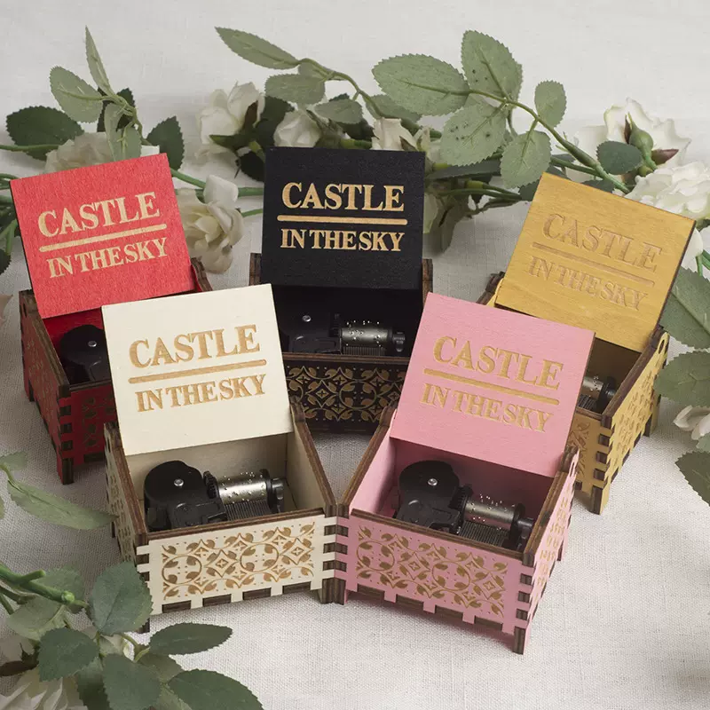 批发天空之城音乐盒发条款八音盒千与千寻生日礼物送情侣闺蜜静音