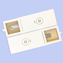 彩盒化妆品包装盒香水礼盒抽屉盒空盒白卡纸折叠纸盒印刷烫金logo