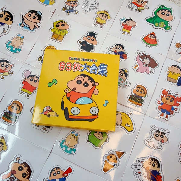 Crayon Shin-chan [63 material stickers/1 box]