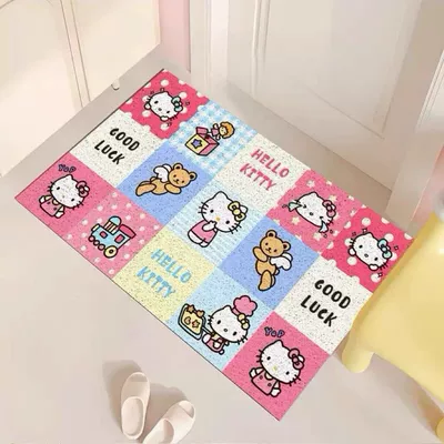 Avtomobil döşəmə paspasları — doormat, dirt-resistant, can be cut to - kitty-2-4060cm-silk-loop