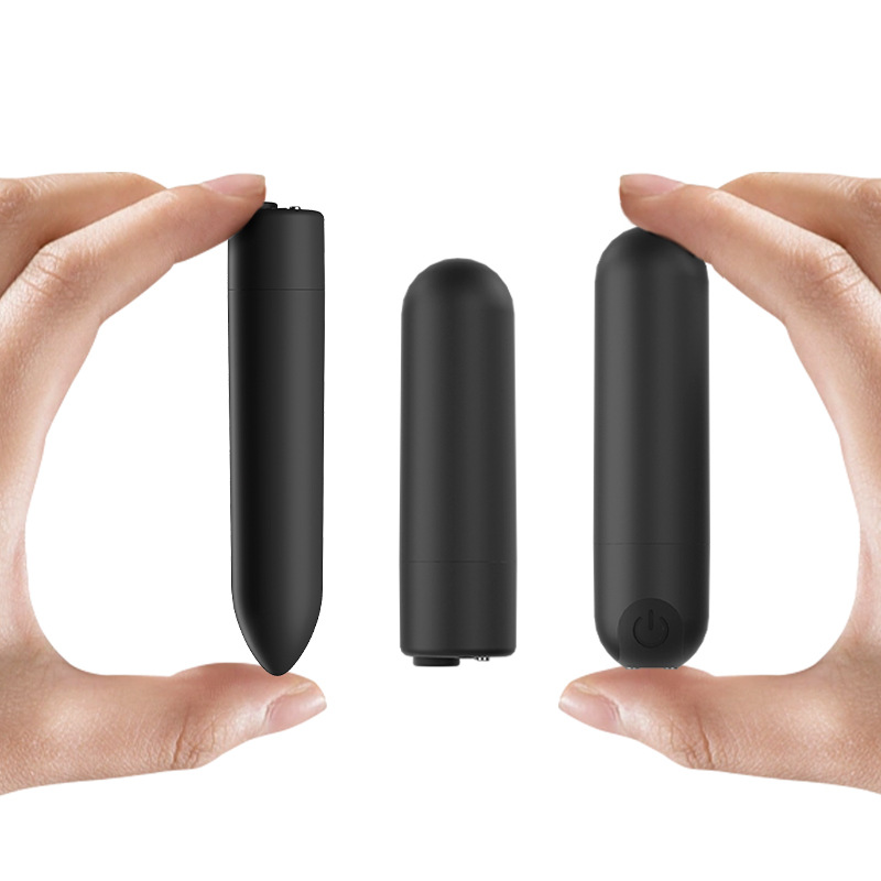 Mini vibrador recargable con forma de bala, con 10 frecuencias, masajeador femenino silencioso, huevo vibrador con diseño silencioso.
