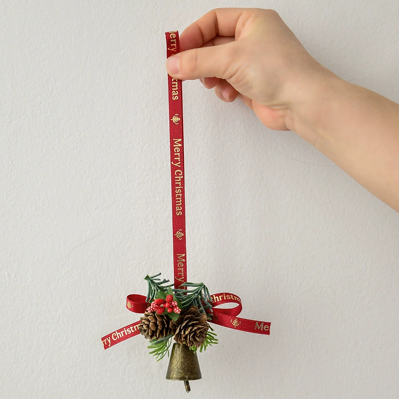 Small bell, decorations with bow, pendant, atmospheric small props