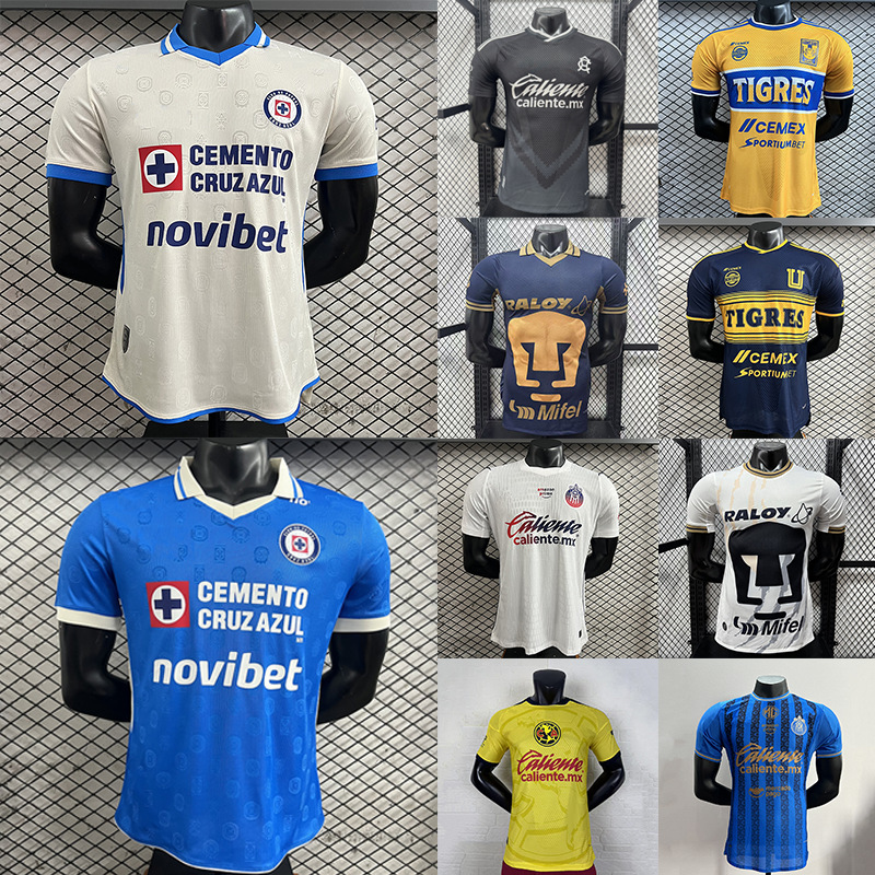 Chivas, Pumas, Mexican Liga MX, Cruz Azul, Tigres, American player edition football short-sleeve wholesale