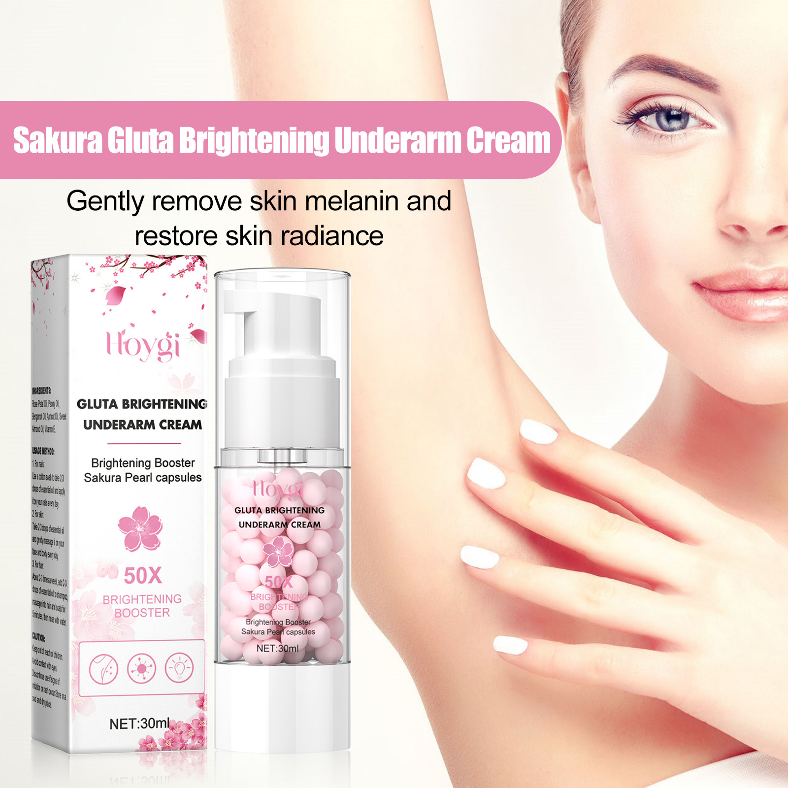 Aufhellende Creme Für Achseln, Hände Und Dunkle Ellenbogen_voghion.com