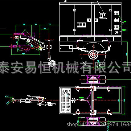供应泰安各种移动电站泵站应急水泵全挂车底盘
