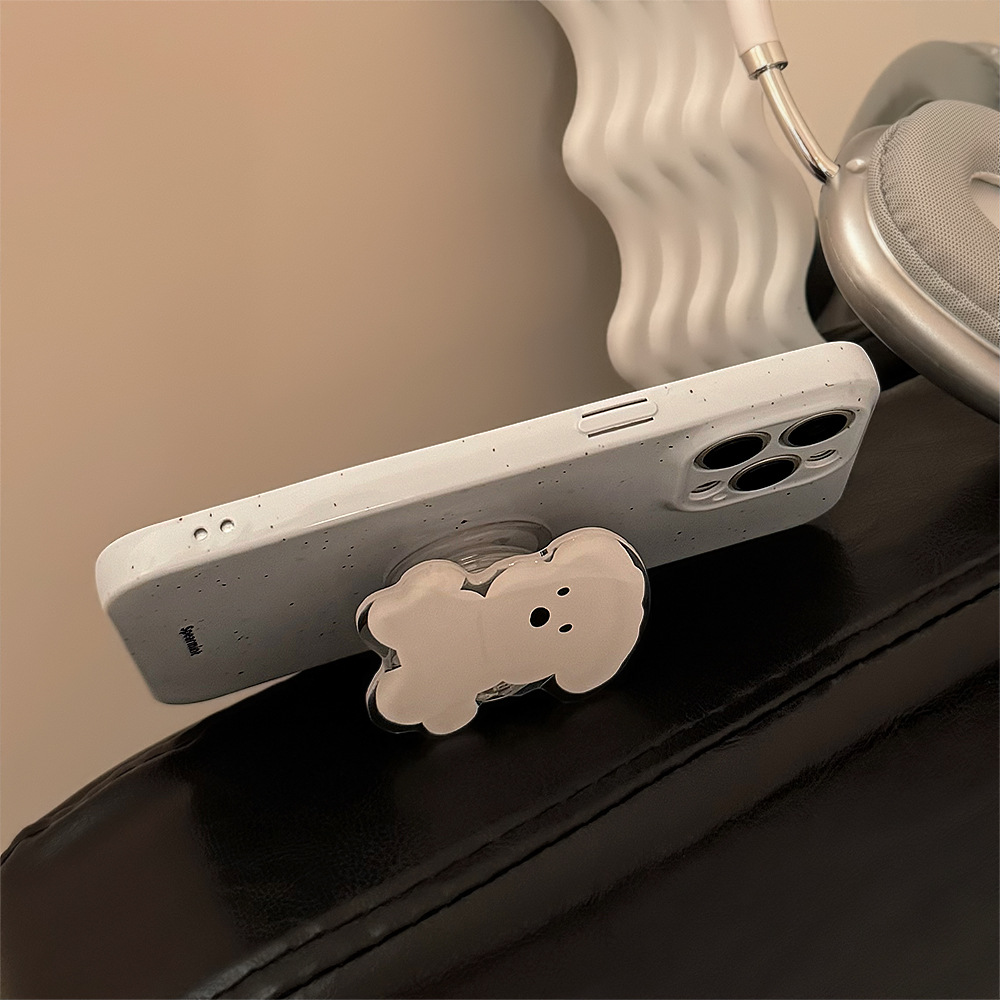 Funda para Teléfono iPhone 15 Pro Max con Soporte de Cachorro Estilo Coreano, Compatible con Apple 14, Película Protectora Suave, Cobertura Total 16, 17 image 5