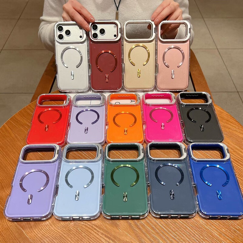 Vacuum Airbag Anti-Fall Case Suitable for Apple 17Pro Phone Case with Strong Magnetic Attraction for Iphone16/15Promax Full Coverage Vacuum Airbag Anti-Fall Case Suitable for Apple 17Pro Phone Case with Strong Magnetic Attraction for Iphone16/15Promax Full Coverage