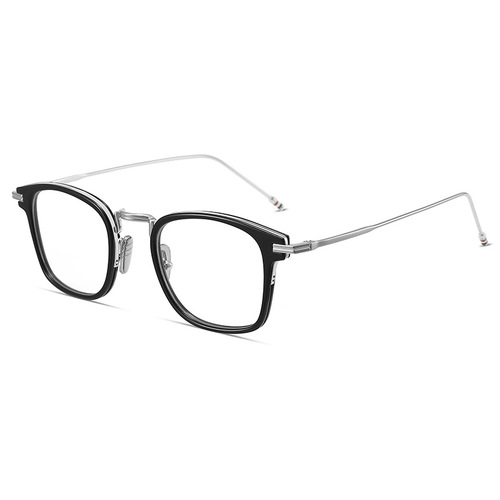 Manufacturer of anti-blue light glasses for men, retro metal trendy eye frames, fashionable myopia glasses frames for women, adjustable prescriptions