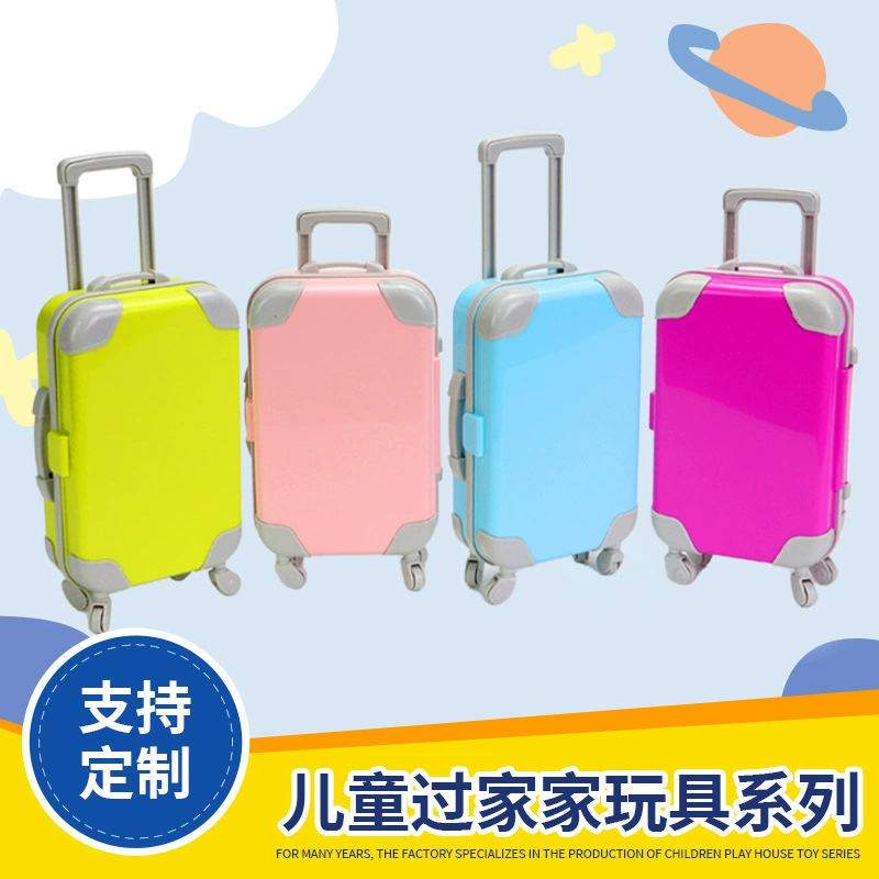 Новый трансграничный мини-тележка коробка пластиковая коробка может ходить имитация хранения багажа чемодан производителей горячих продаж