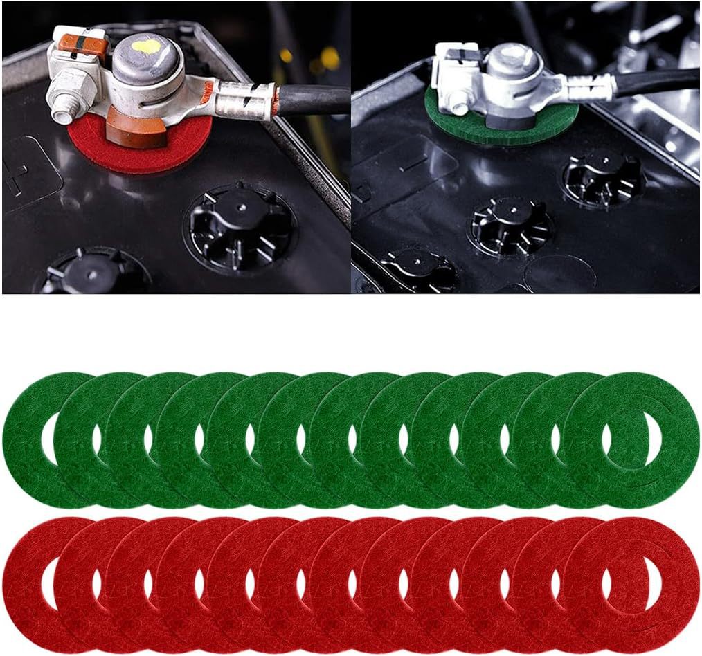 Mandark 24PCS Car Battery Terminal Anti Corrosion Washers, F