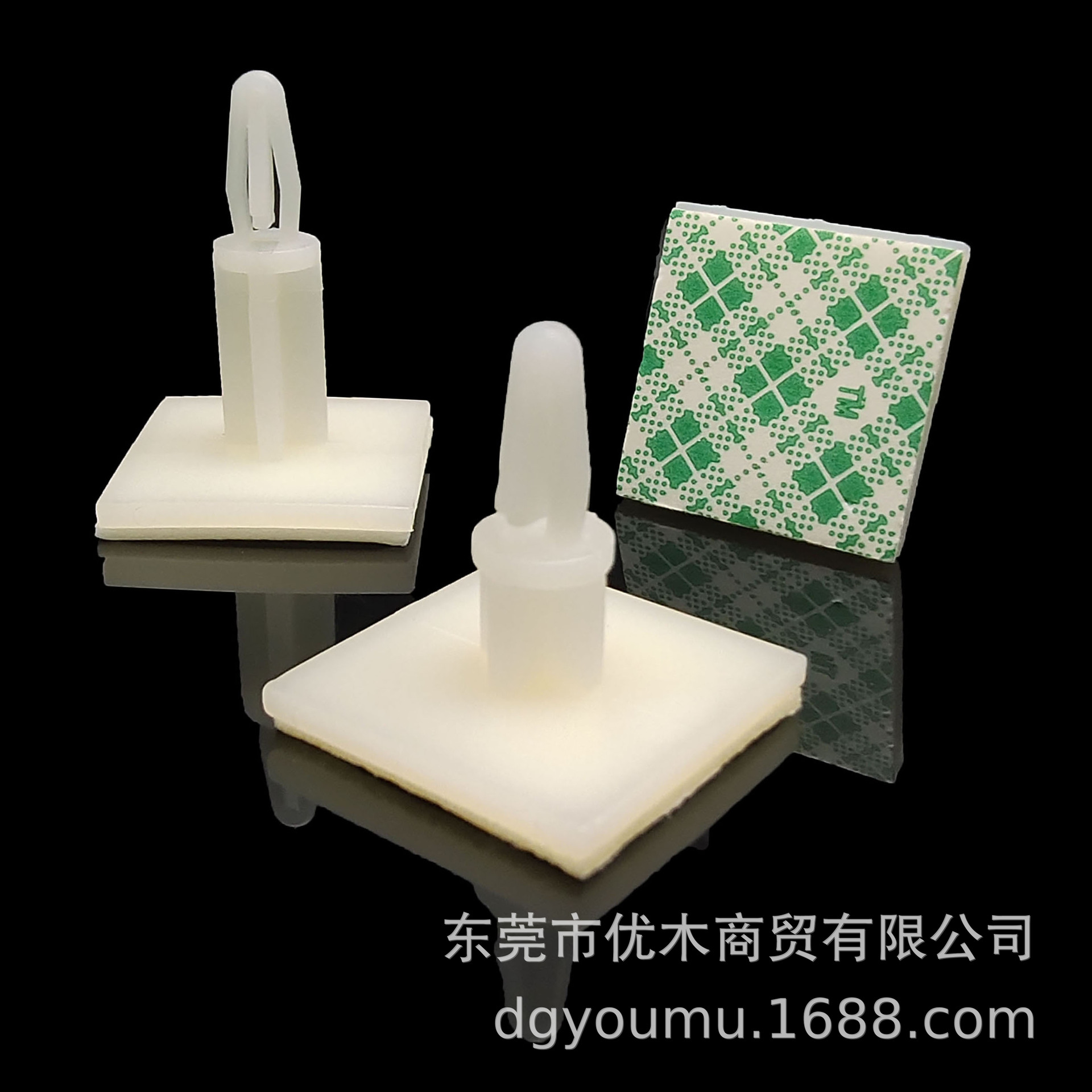 ASS-10自粘式隔离柱4mm孔背胶绝缘间隔柱PCB尼龙垫支撑柱