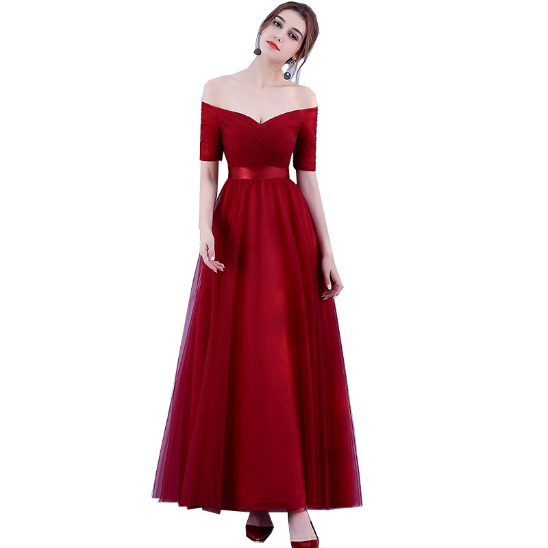 Vestido de Fiesta de Un Solo Hombro para Banquete de Compromiso, Vestido de Novia, Estilizador, Iluminador, Elegante y Gracioso, se Puede Usar Informalmente en Verano. image 6