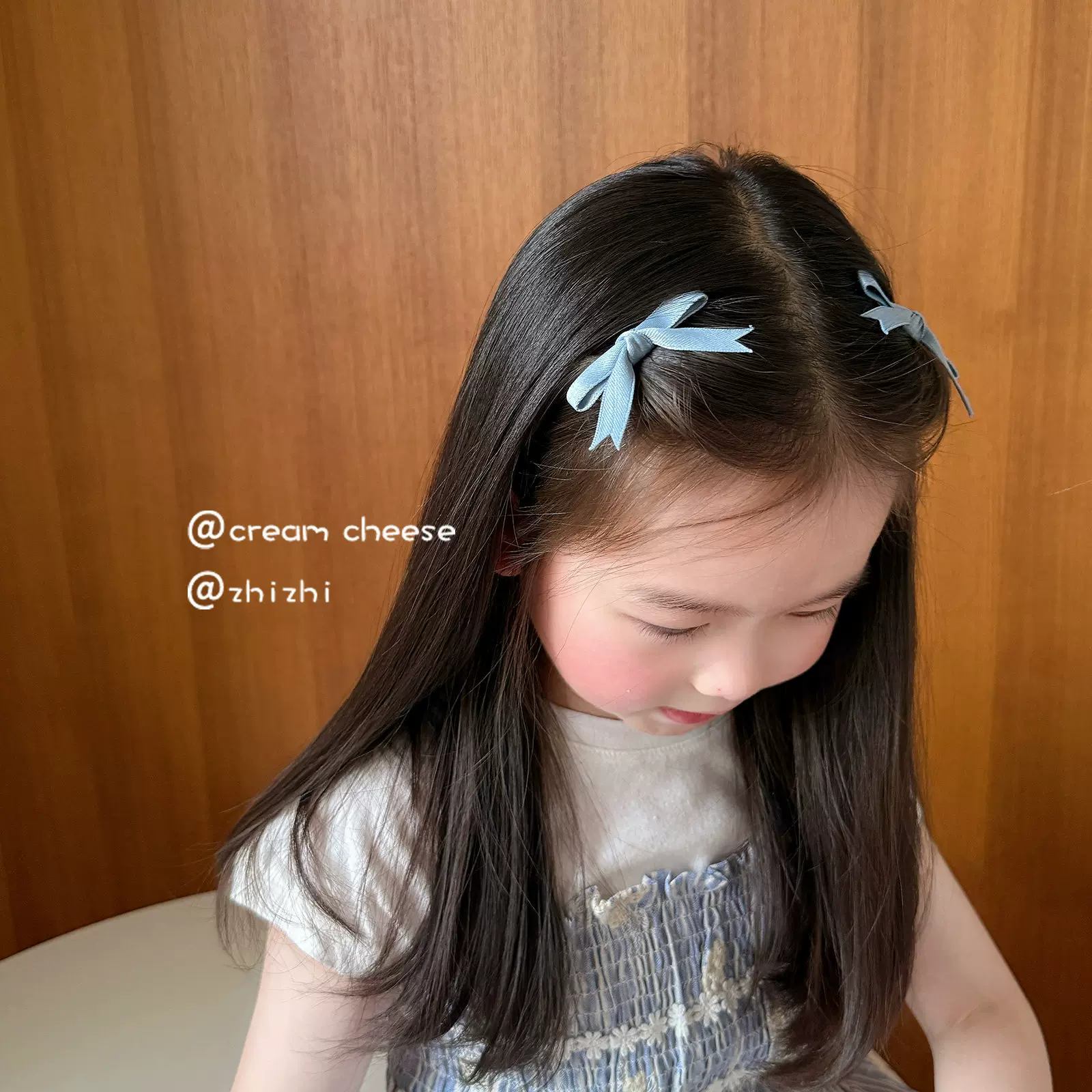 甜美可爱儿童芭蕾风蝴蝶结发夹公主侧边手工刘海夹碎发发卡子发饰