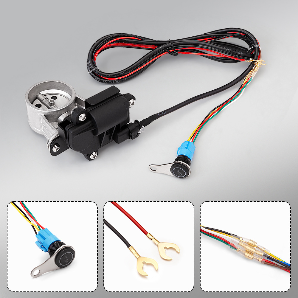 Motorcycle Exhaust Pipe Modification Parts, Electric Valve, Silencer Controller, Noise Reduction and Sound Adjustment Universal Valve Body