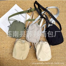 手机包轻量化超薄防水帆布小包男女款斜挎包新款便携轻便百搭散步