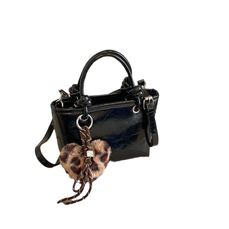 Transfronterizo mayorista otoño invierno retro bolso 2024 nueva moda pu bolso de cubo bolso de nicho universal bolso de mujer