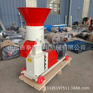 260型压轮转饲料颗粒机 全自动养殖饲料颗粒机 蘑菇菌渣制粒机