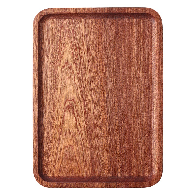 Meal tea tray tea set tray fruit tray saucer ins snack tray tea tray fruit tray coffee hotel plate wooden plate tableware.