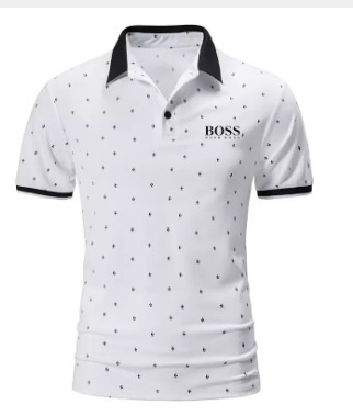 2024 nuevo Aliexpress transfronterizo verano delgado casual de manga corta cremallera estriada solapa camiseta camiseta polo